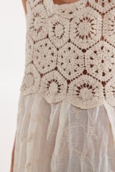 Picture of Knitted broderie dress