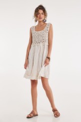 Picture of Knitted broderie dress