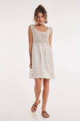Picture of Knitted broderie dress