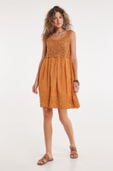 Picture of Knitted broderie dress