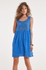 Picture of Knitted broderie dress