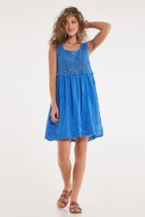 Picture of Knitted broderie dress