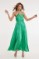 Picture of Satin maxi split dress