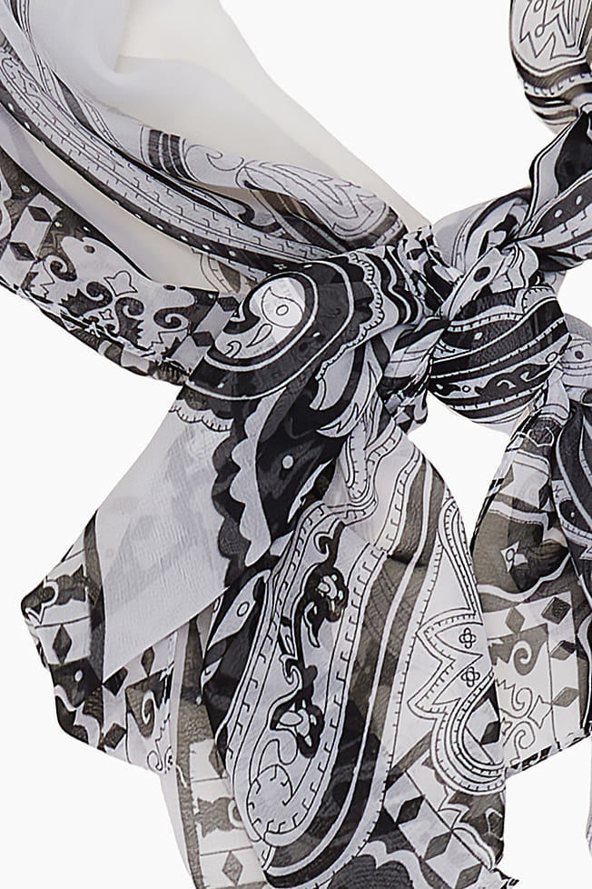 Picture of Printed chiffon scarf