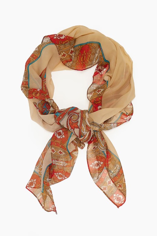 Picture of Printed chiffon scarf