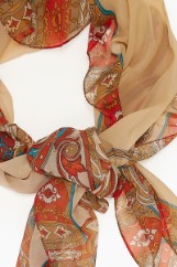 Picture of Printed chiffon scarf