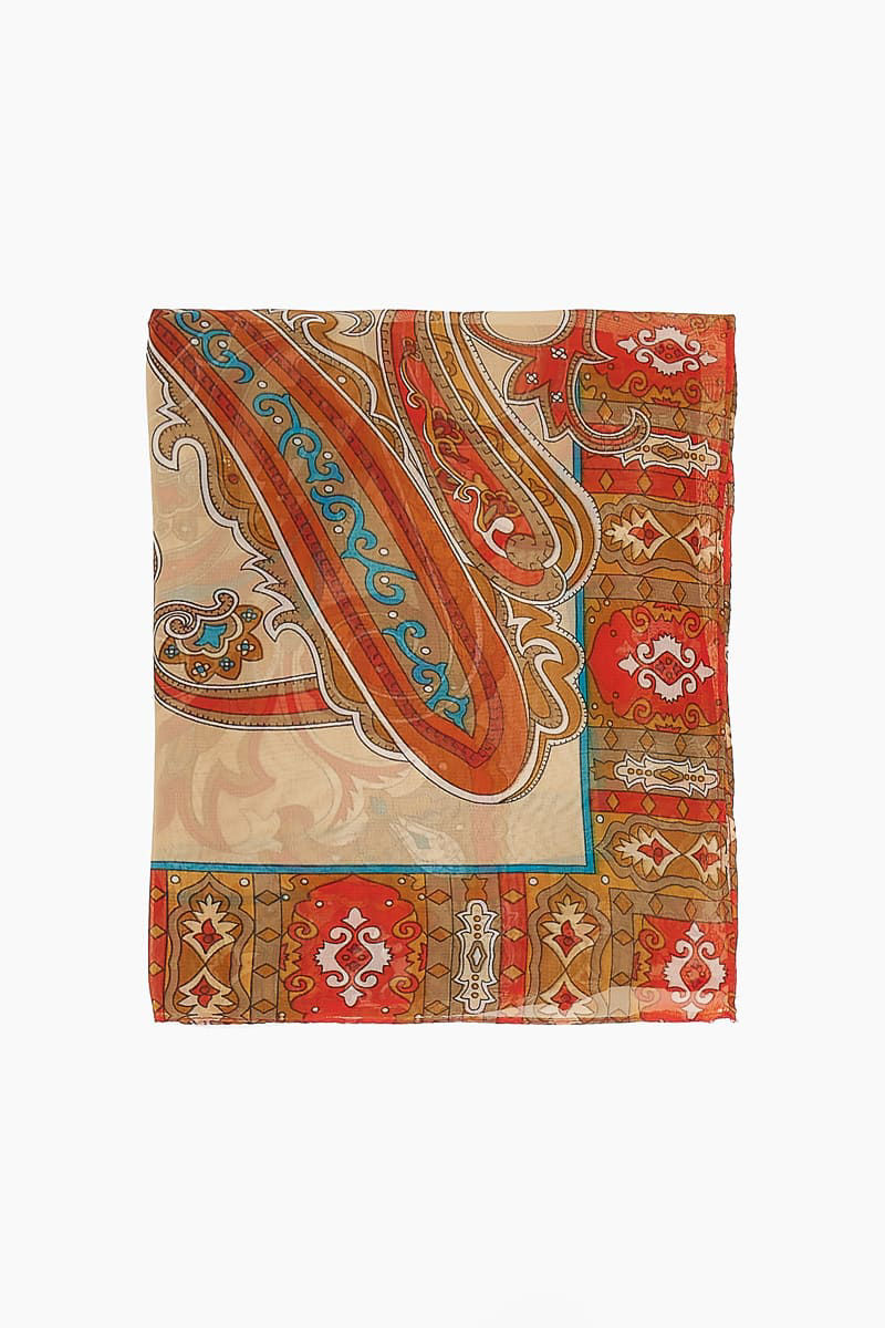 Picture of Printed chiffon scarf