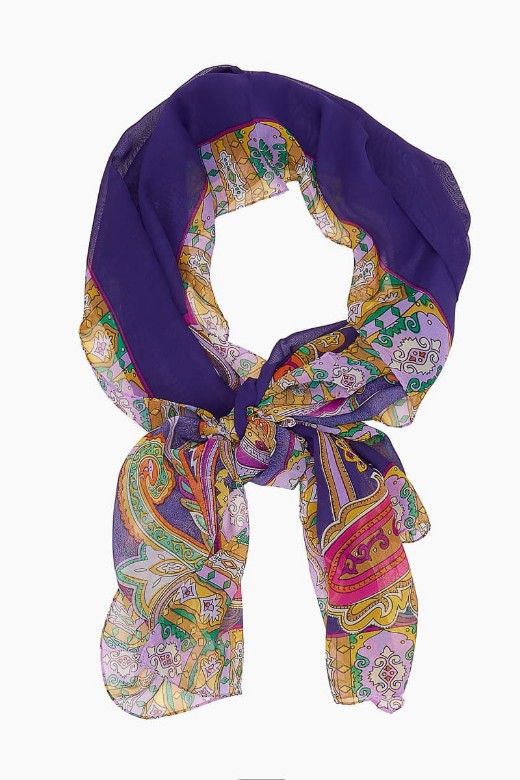 Picture of Printed chiffon scarf