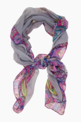 Picture of Printed chiffon scarf