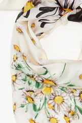 Picture of Flower satin scarf