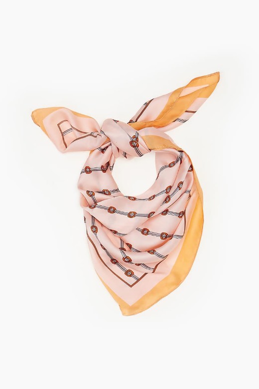 Picture of Printed satin scarf