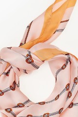 Picture of Printed satin scarf