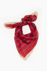 Picture of Printed satin scarf