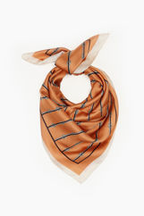 Picture of Printed satin scarf