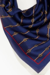 Picture of Printed satin scarf