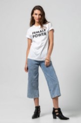 Εικόνα της T-shirt oversized FEMALE POWER