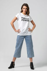 Εικόνα της T-shirt oversized FEMALE POWER