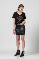 Εικόνα της T-shirt φλάμα oversized ROCK