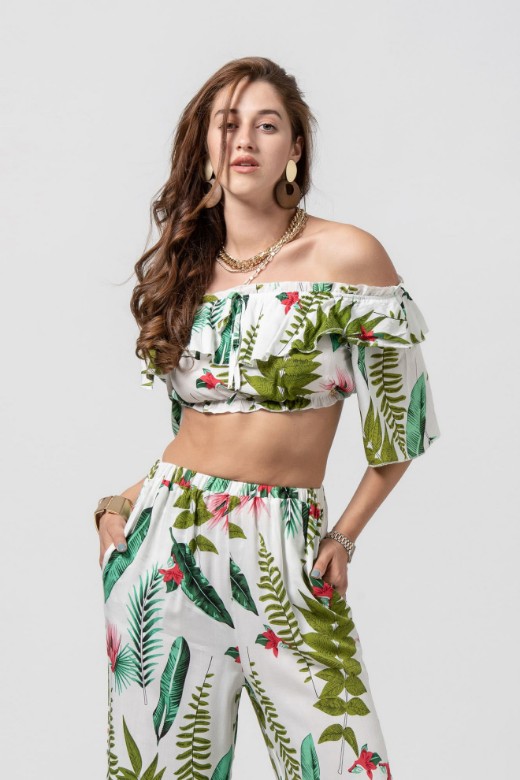 Εικόνα της Crop top tropical