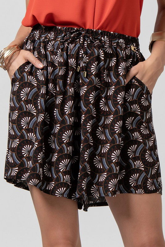 Picture of African print shorts