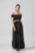 Εικόνα της Φόρεμα off shoulder πουά