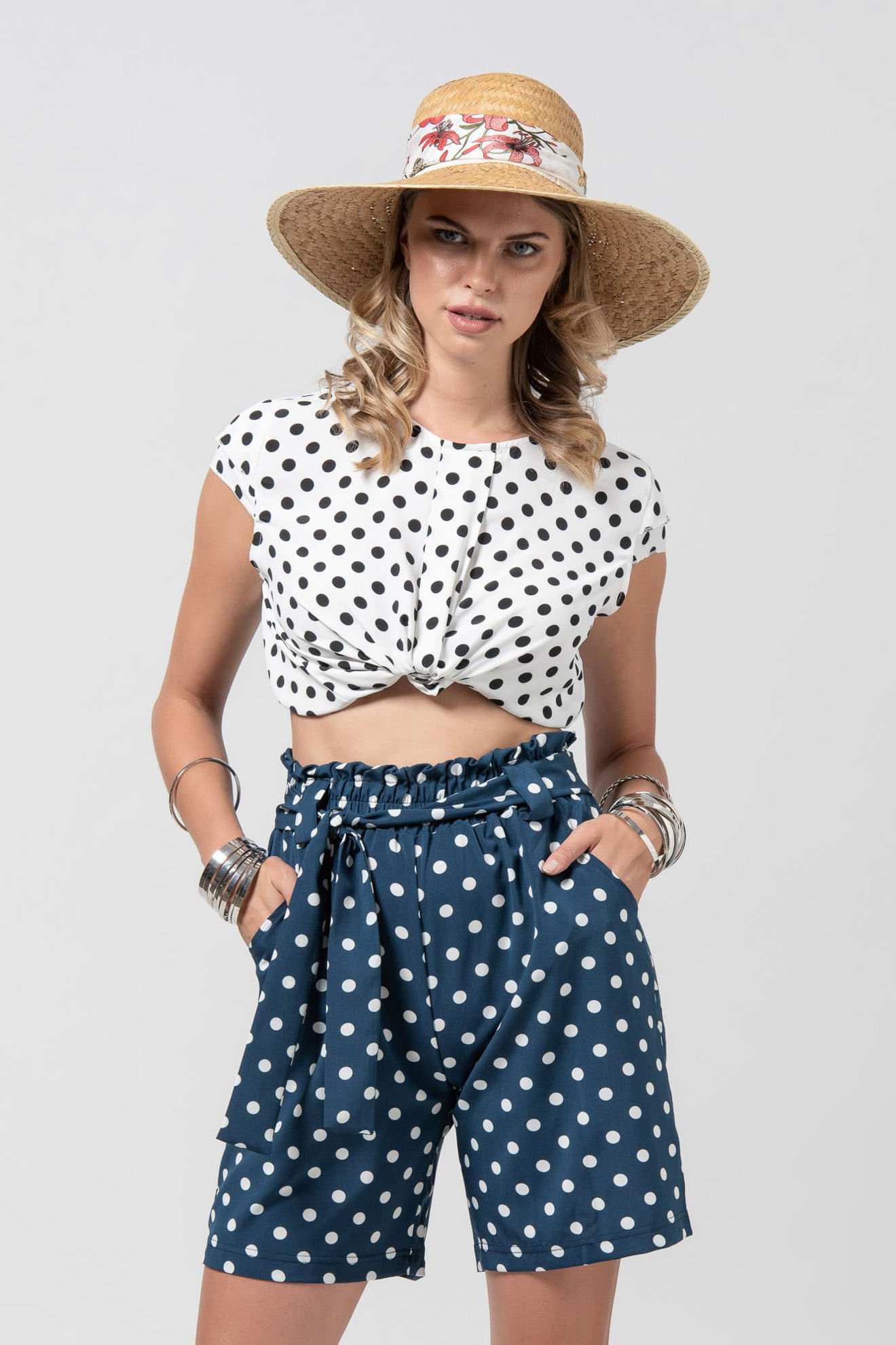 Picture of Polka dots bermuda