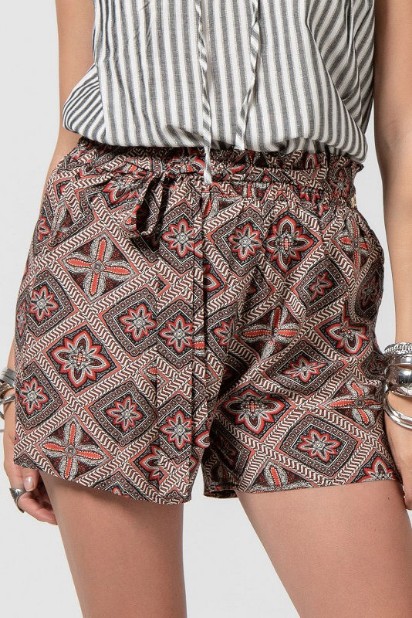 Picture of Ethnic print shorts