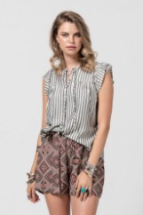 Picture of Ethnic print shorts