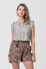 Picture of Ethnic print shorts