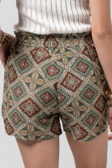 Picture of Ethnic print shorts