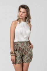 Picture of Ethnic print shorts