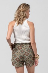 Picture of Ethnic print shorts