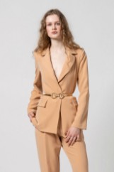 Εικόνα της Blazer oversized με ζώνη suit