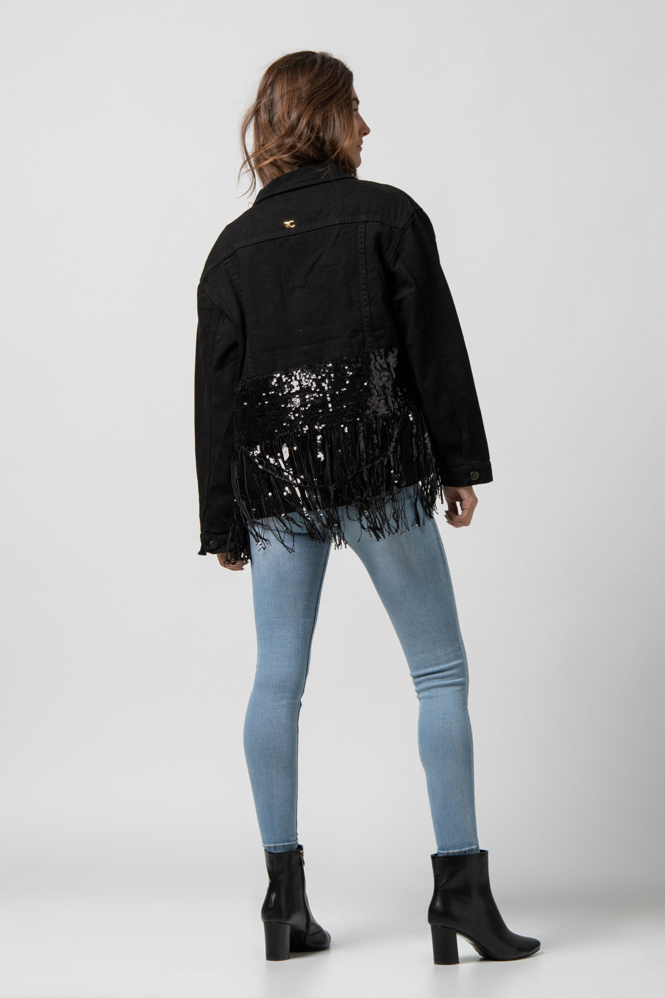 Picture of Denim jacket with fringes