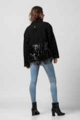 Picture of Denim jacket with fringes