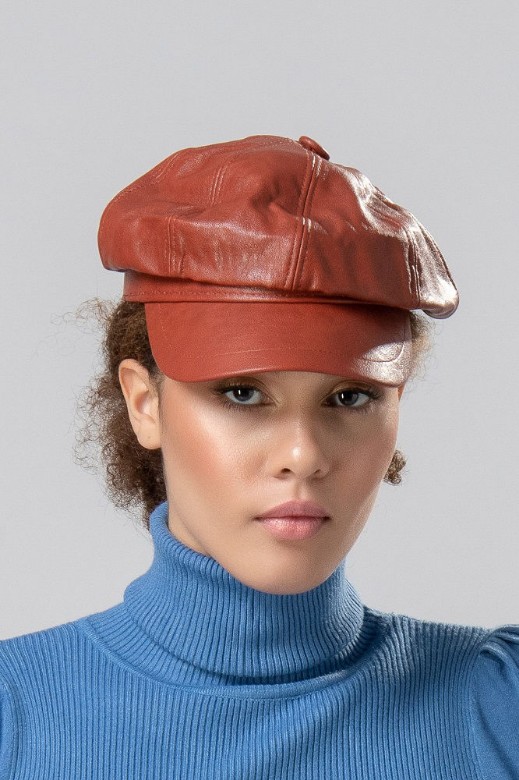 Picture of Leather look hat