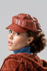 Picture of Leather look hat