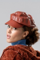 Picture of Leather look hat