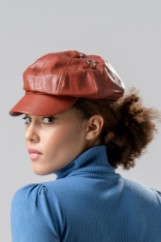 Picture of Leather look hat