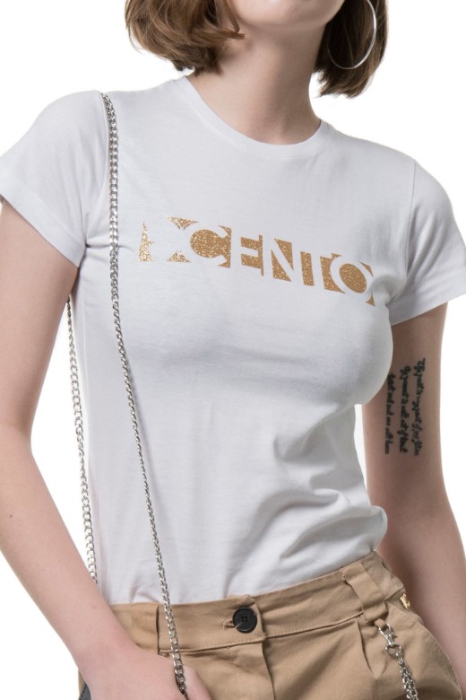 Εικόνα της T-shirt glitter statement CENTO