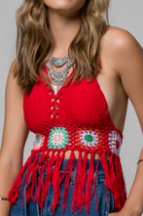 Picture of Top crochet with fringes