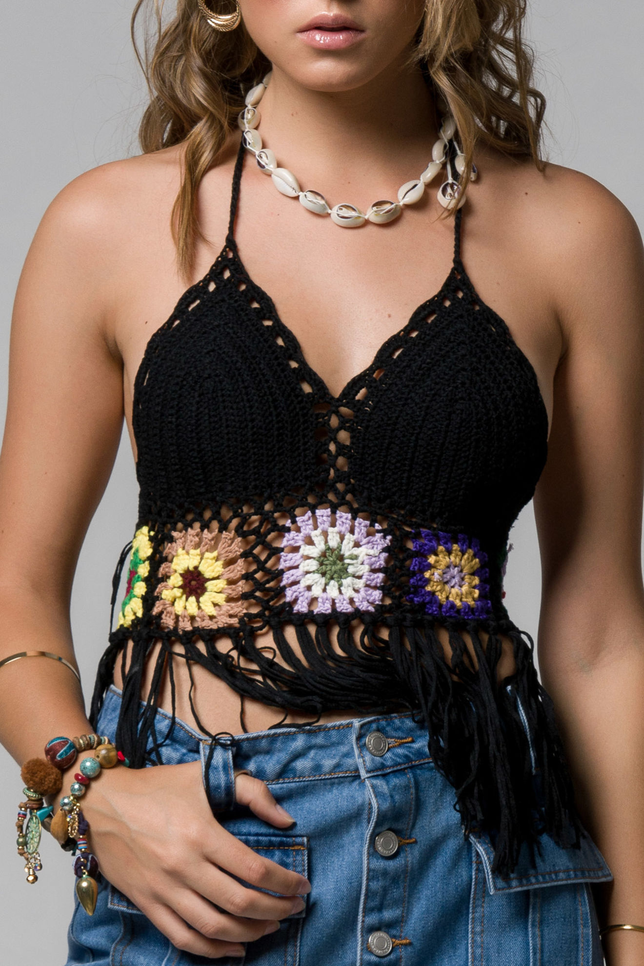 Picture of Top crochet with fringes