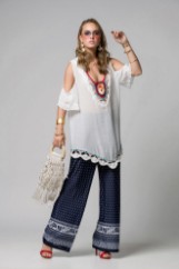 Picture of Linen crochet blouse