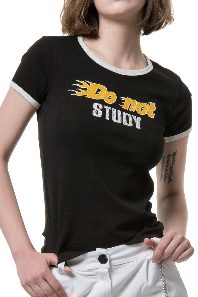 Εικόνα της T-shirt ribbed DO NOT STUDY