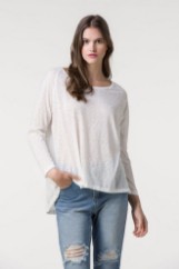 Picture of Crew neck wide blouse