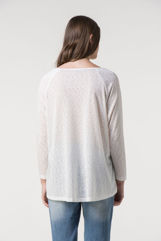 Picture of Crew neck wide blouse