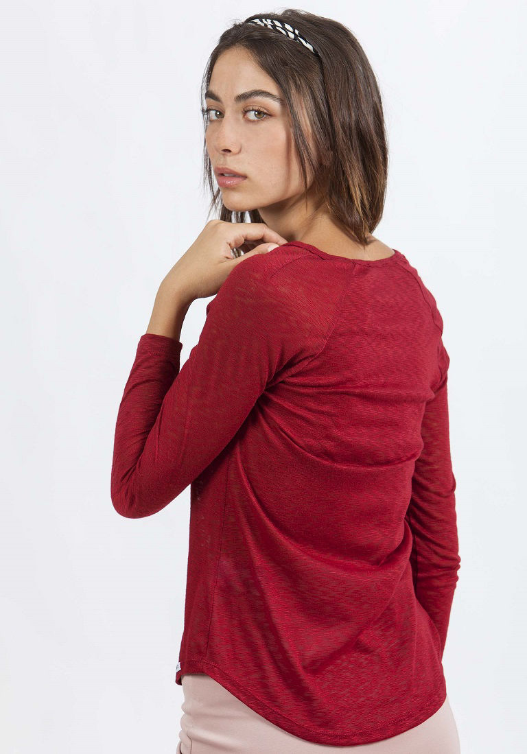 Picture of Crew neck wide blouse