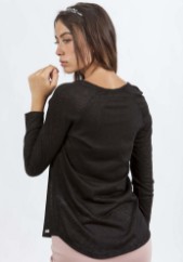 Picture of Crew neck wide blouse