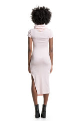 Picture of Midi knitted dress with split