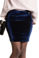 Picture of Velvet mini skirt